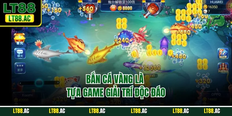 Bắn cá vàng là tựa game giải trí độc đáo