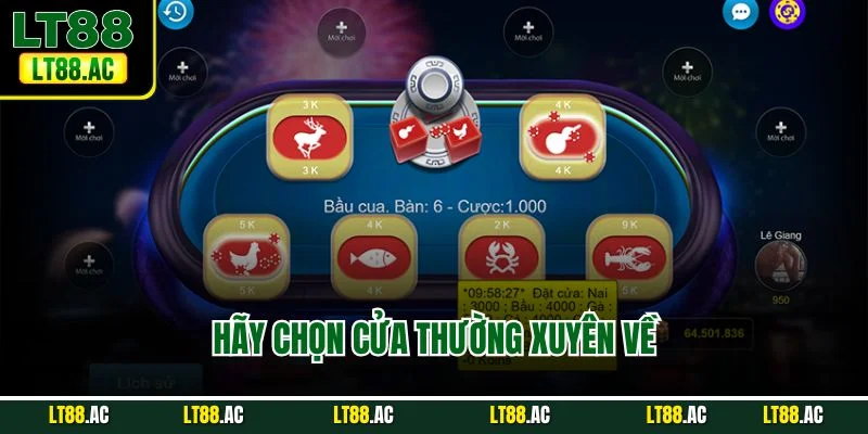 Hãy chọn cửa thường xuyên về