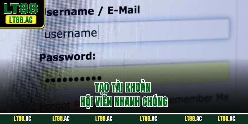 Tạo tài khoản siêu tốc