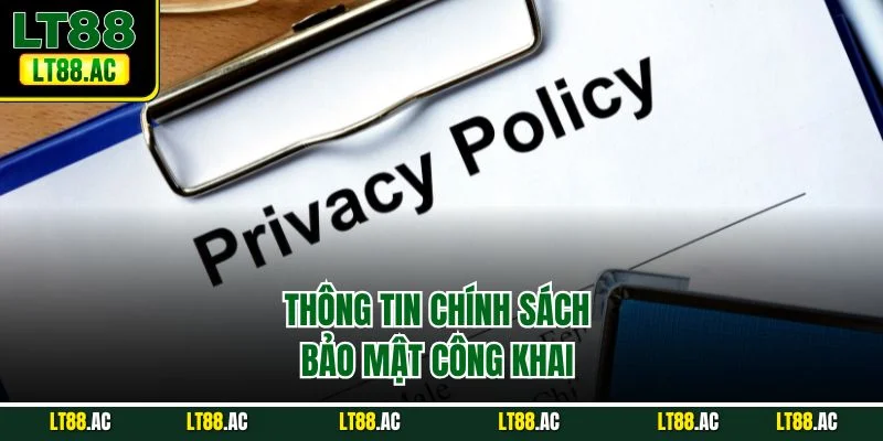 Thông tin chính sách bảo mật công khai 
